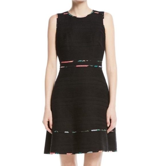 NWT Kate Spade Blossom Trim Tweed Dress - Picture 1 of 9